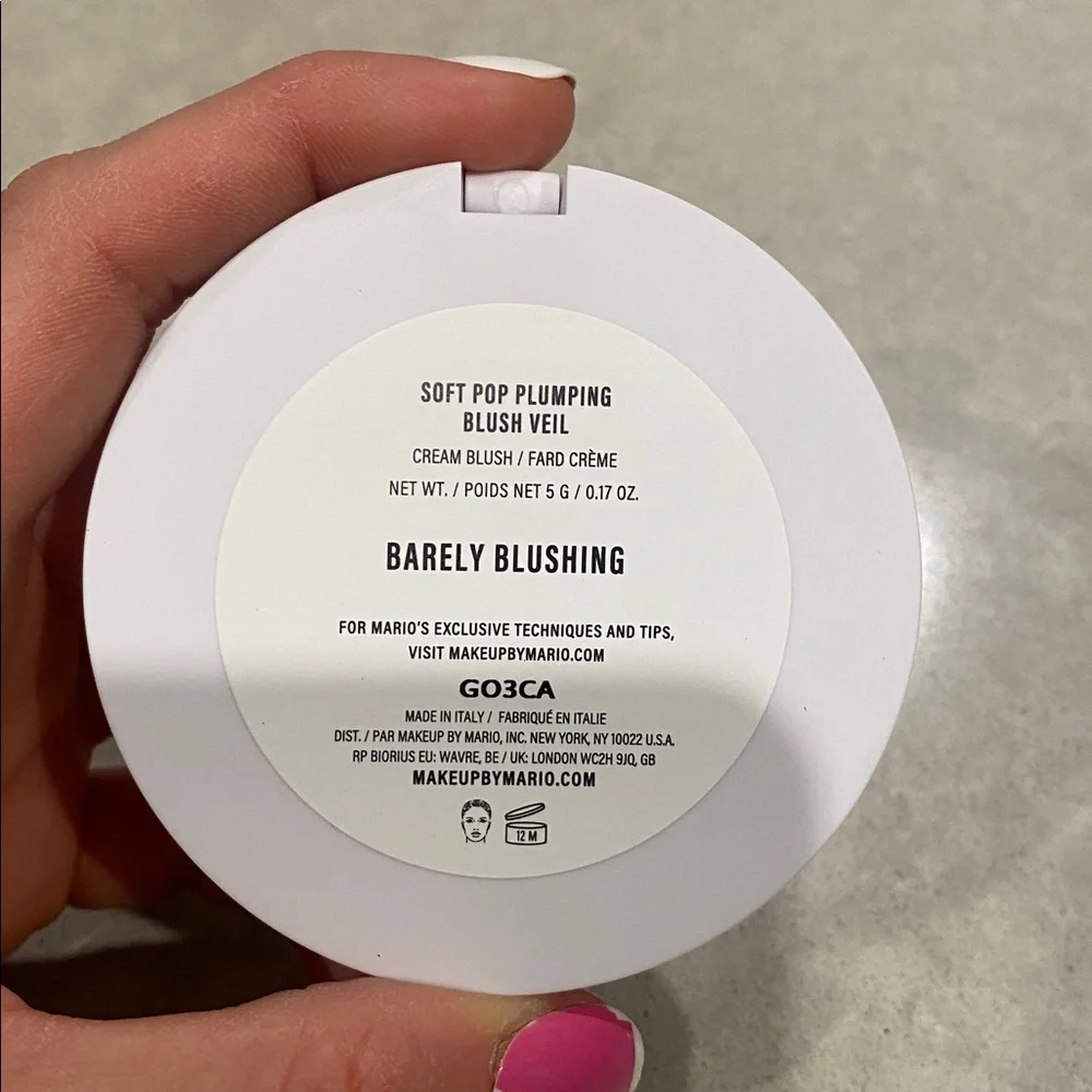 Makeup By Mario Cream Blush Veil — Black Packaging